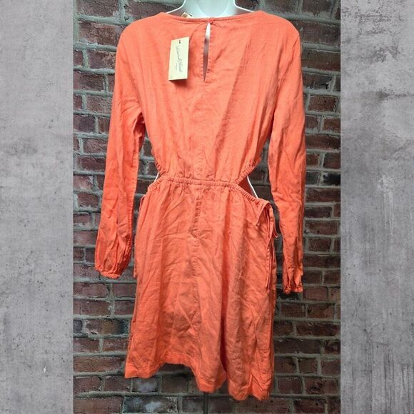 Women's UNIVERSAL THREAD Long Balloon Sleeves Mini A-Line Dress Small - Picture 2 of 7